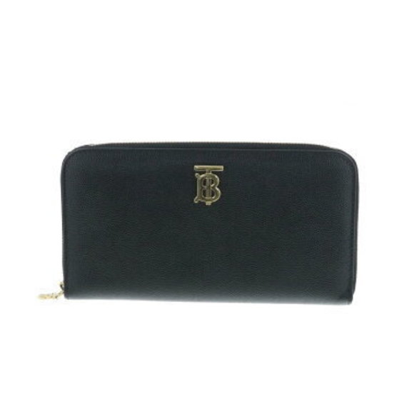 Burberry TB Logo Round Zip Long Wallet - Picture 1 of 6